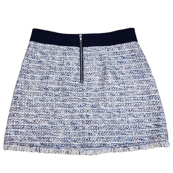 J. Crew Tweed Raw Hem A-Line Skirt - Picture 4 of 8